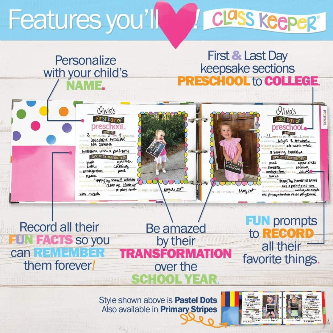 Class Keeper School Memory Book