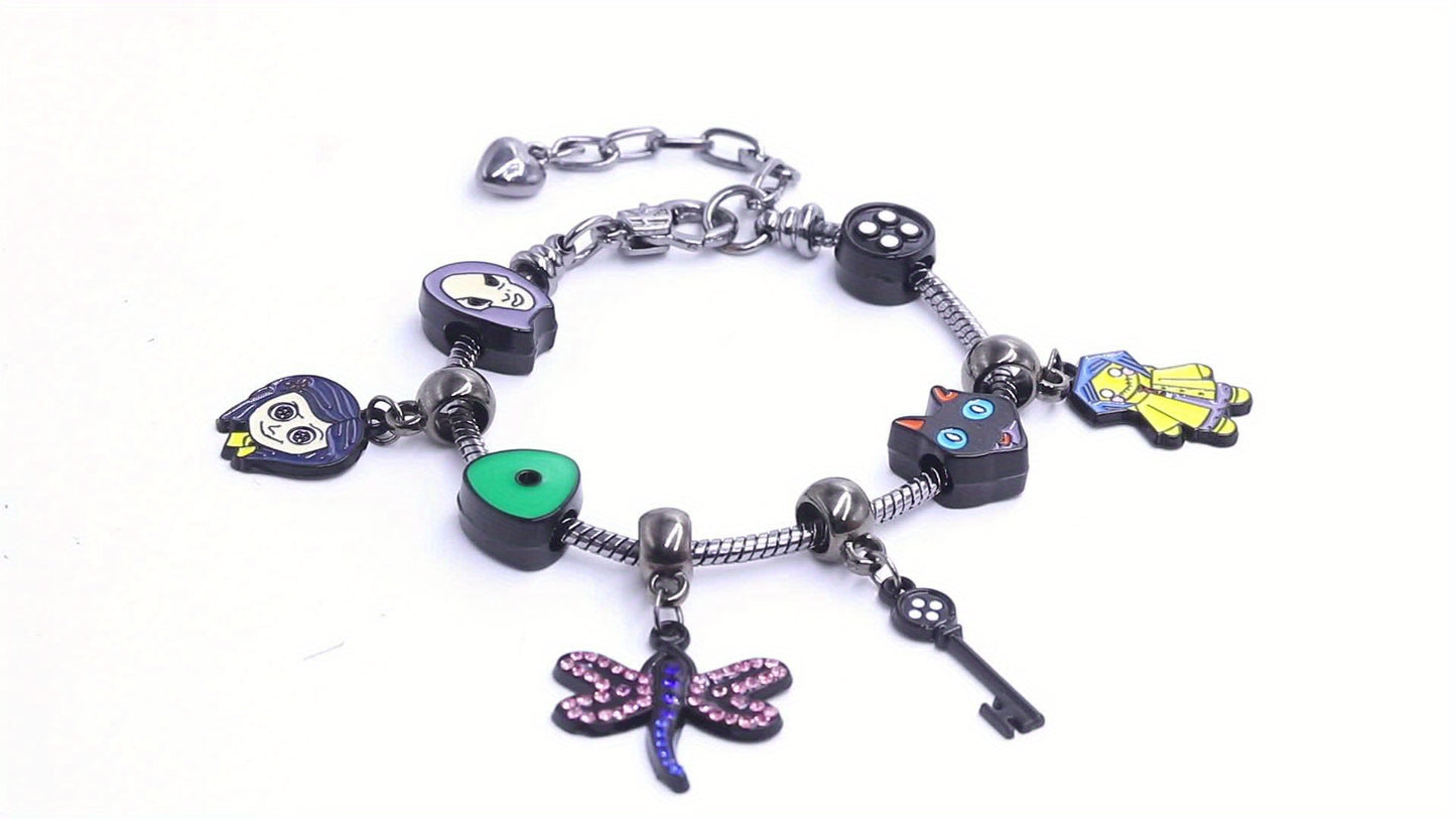 "Coraline" Charm Bracelet