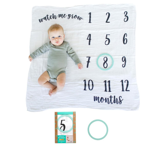 Monthly Baby Photoshoot Milestone Blanket