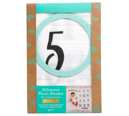 Monthly Baby Photoshoot Milestone Blanket