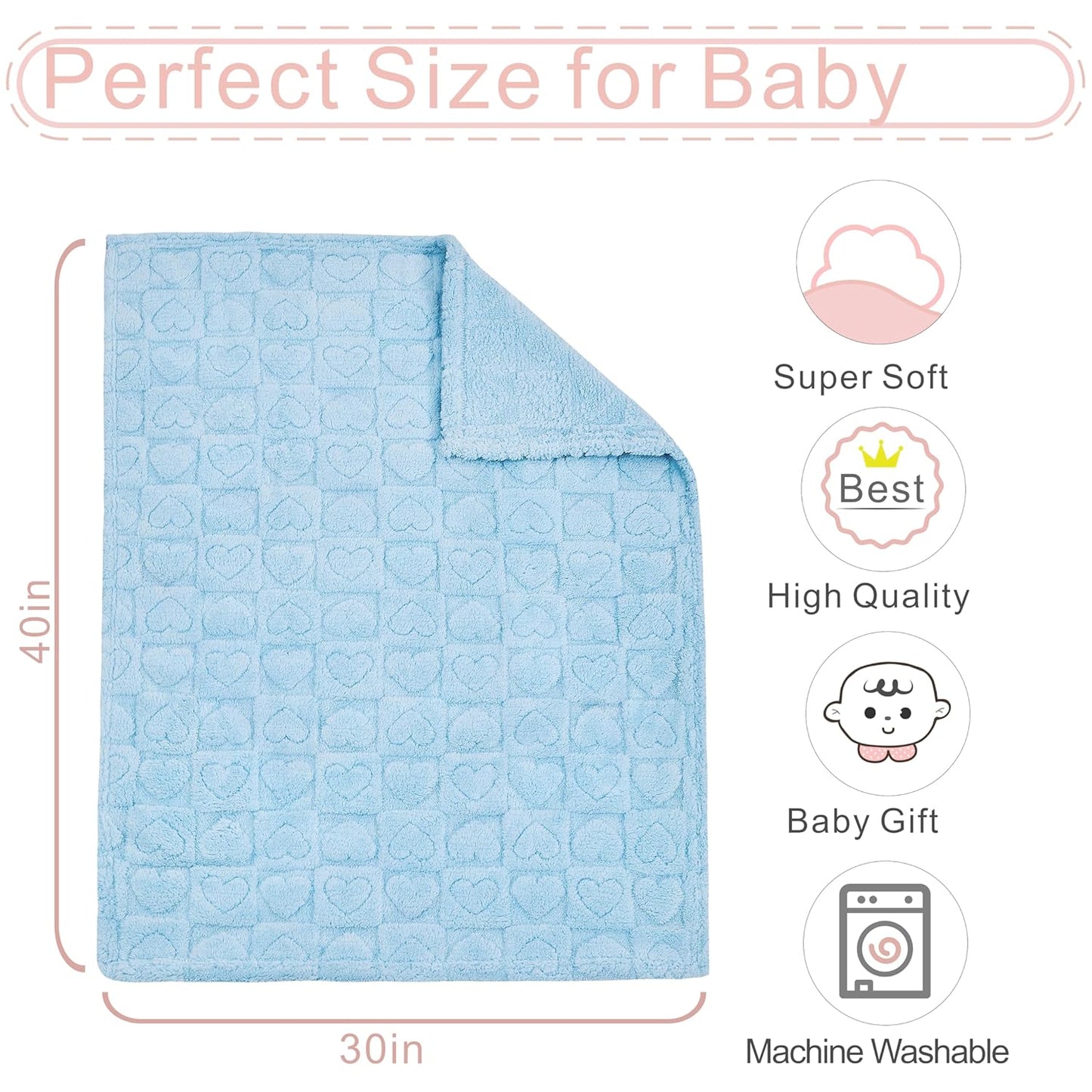 Ultra Soft Fleece Baby Blanket