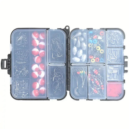 Fishing Accessories Set with Tackle Box 263pcs