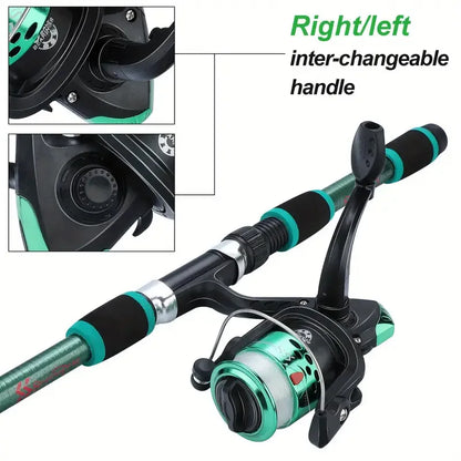 Telescopic Fishing Rod And Reel Set