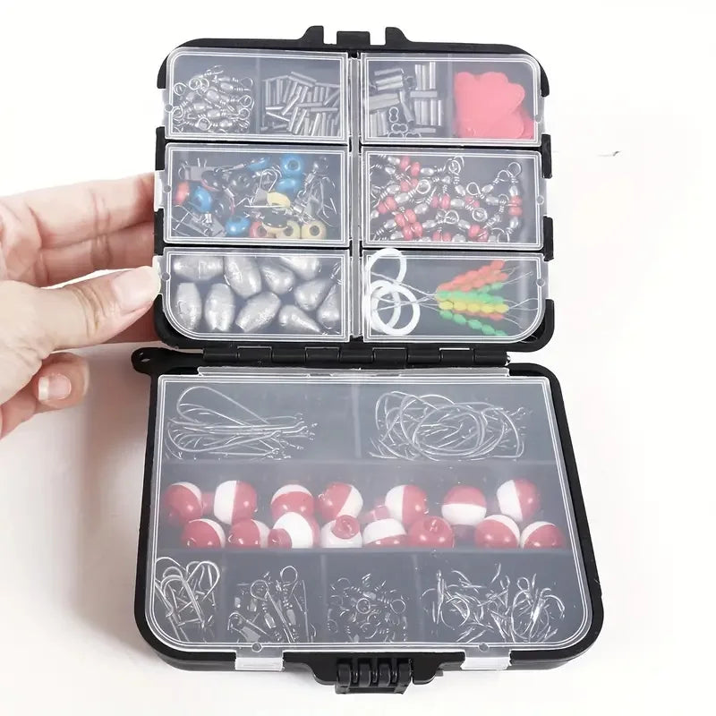 Fishing Accessories Set with Tackle Box 263pcs